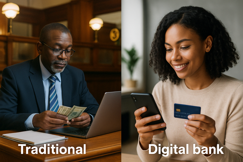 traditional and digital banks